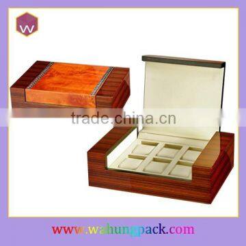 Unique Personalized Wood Watch Winder Box & 6pcs Watches Presentation Box(WH-1034)