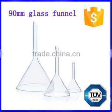 Short stem glass filter funnel for laboratory