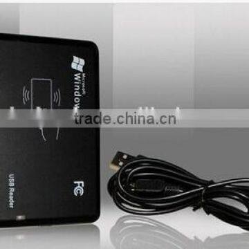 Hot sale fast in reading EM-ID or IC card 125khz rfid desktop reader with usb