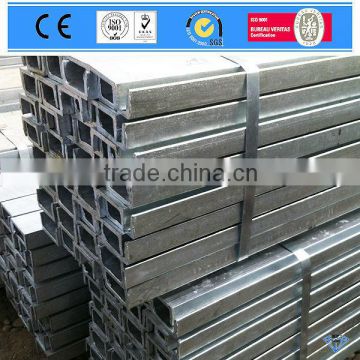 galvanized u steel channel iron sizes