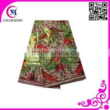 African Wax Prints Fabric Wax Fabric With Sequins for Sale photo-4