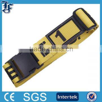 2014 custom luggage strap/polyester luggage belt