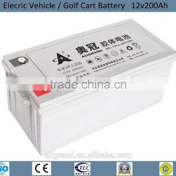 12v200Ah Electric Vehicle / Golf Cart Usage Battery/AGM Battery