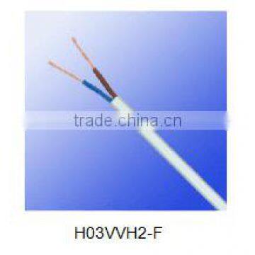 H03VV-F/H03VVH2-F 300V industrial cable lightning cable