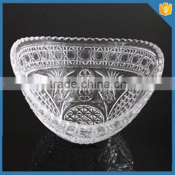 LXHY New Year Christmas Gift large decorative glass salad fruit bowls