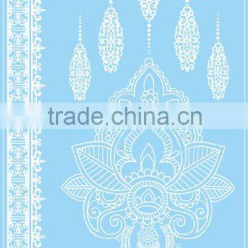 Adhesive Body Jewelry White Tattoo Sticker