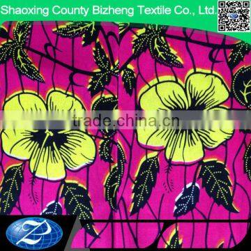 Top 100 cotton real wax print fabric wholesale for garment