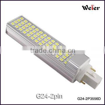 5050 56smd led g24 10W 2pins led plug lamp