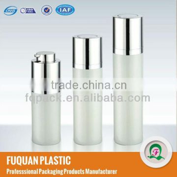 Acrylic airless pump bottle 50ml white colour