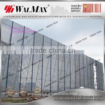 WF-DS017 steel windbreak type railway fence wall