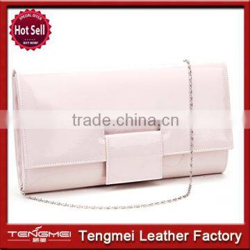 Latest pu leather evening purse leather evening clutch bag