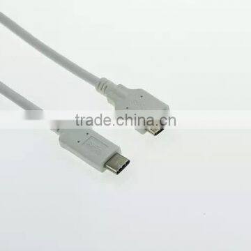 High Speed USB 3.1 Type C Male to micro usb male cable 1m