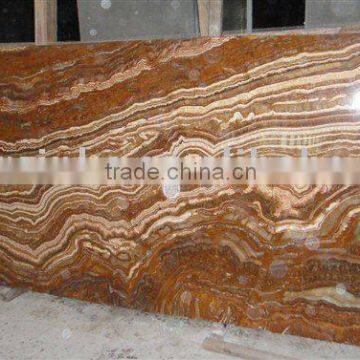 brown onyx slab