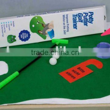 Potty Putter Golf Trainer, Toilet Golf