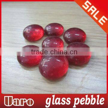 Red Glass Mosaic Pebble/Rose Red Glass Mosaic Pebble/Round Red Glass Mosaic Pebble