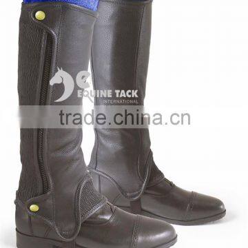 Leather half Gaiters, Half Chaps Made of Leather