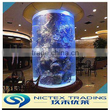 10mm to 350mm customized transparent cubic acrylic fish aquarium tank