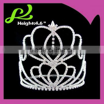 Big Tiaras &Crowns Best Bling Bride Hair Comb Accessories Pageant Crowns Tiara for Woman