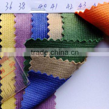 50 colors in stock 16 wale stretch cotton corduroy fabric