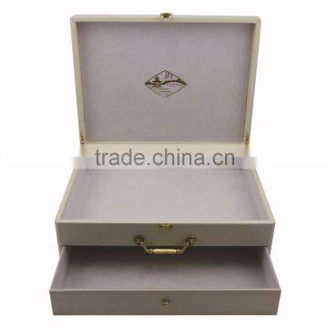 royal unique decorative lock jewellery box for makeup for ladies