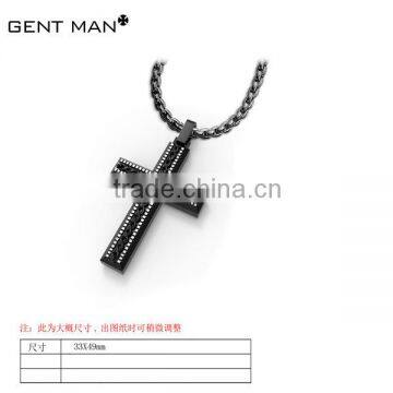 Fashion black High Quality Cross Pendant Charm For Jewelry