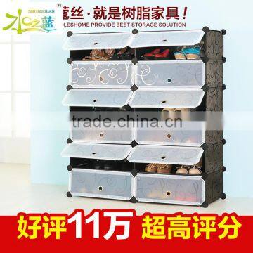 Wholesale DIY Ventilation Plastic Shoe Cabinet photo-3