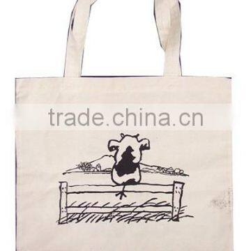 2015 hot sale custom design printed canvas tote bag
