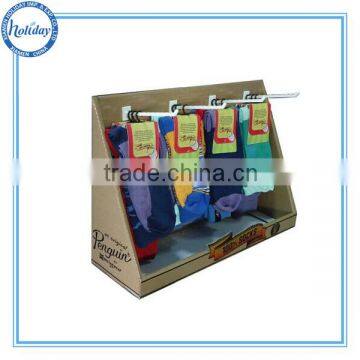 Point of sales baby sock cardboard display counter