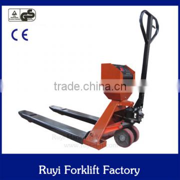 taizhou factory sale best price hand pallet truck scale