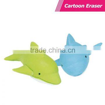 3D animal cartoon dolphin erasers