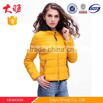 9181 authentic garment stock plain baseball jacket down jacket for winter