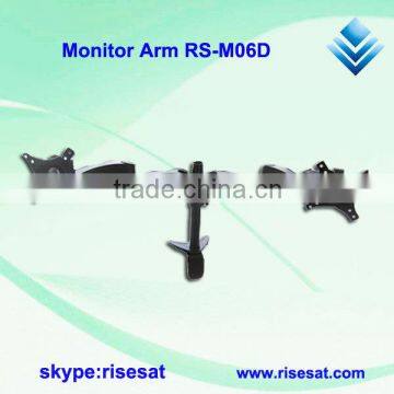 Adjustable Tablet LCD Monitor Arms for double monitors M06D