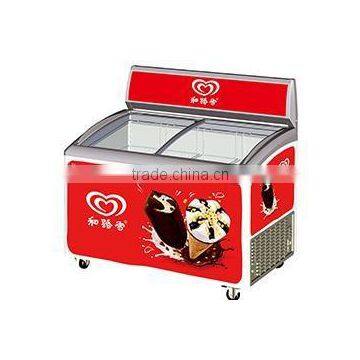 Ice Cream Freezer,glass top chest freezer display freezer
