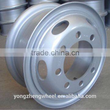 cheap tube steel truck wheel rim 7.0-20 for 9.00-20 tyre