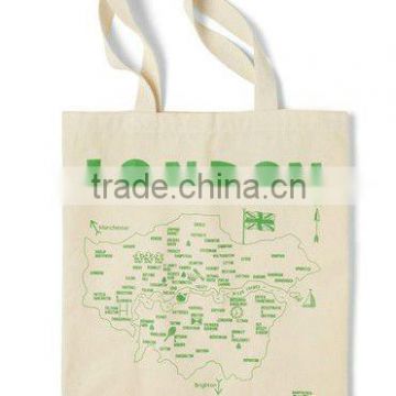 100% organic natural cotton shopping bag Eco-friendly