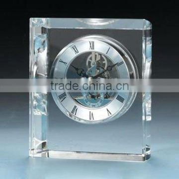 crystal clock novelty desk clock