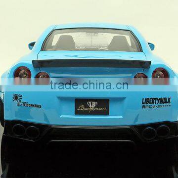 R35 1:18 LB WORKS BABYBLUE Top Quality Custome Making 1/18 Diecast Toy Vehicle Model Car photo-3