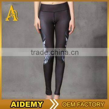 wholesale polyester elastane leggings womens yoga fitness leggings