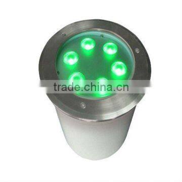 delicate led inground light 6*3W RGB (3 in 1)