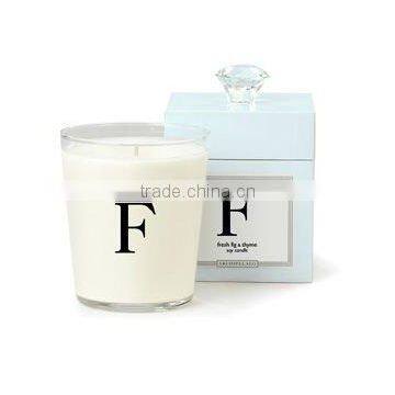 Natural Aroma Soy Wax Candle with Lid