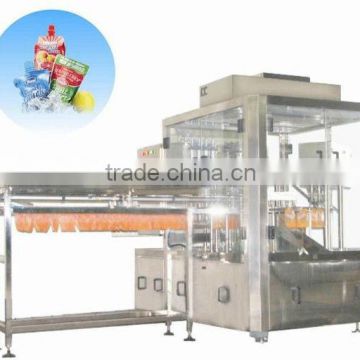 Automatic Spout pouch filling capping machine