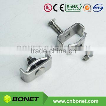 SS304 SS316 Stainless Steel Wire Mesh Basket Cable Tray Coupling Clamp Fastener