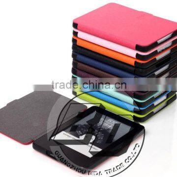 Best Quality Ultra slim magnetic PU Leather case For Amazon Kindle Voyage tablet case From China lowest price