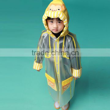 2016 wholesale cartoon custom disposable waterproof best popular raincoat for heavy rain