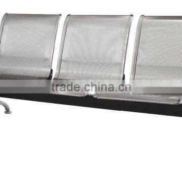 201stainless steel durable three seat airport chair