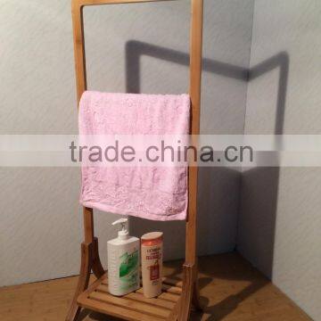 Hot Sale Design Wooden Standing Towel Rack With Shoes Rack for Hotel photo-6
