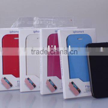 Compatible for iPhone 5sPU Leather Magnetic Flip Cover Fashion Feature Case