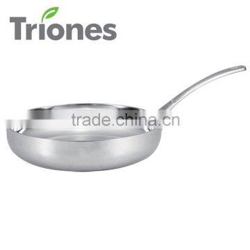 3-PLY CLAD S.S STEEL FRY PAN(TR-3S3020)