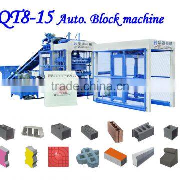 2013 Latest Technology Fly Ash Brick Making Machine QT8-15 Fly Ash Brick Making Machine in India Price