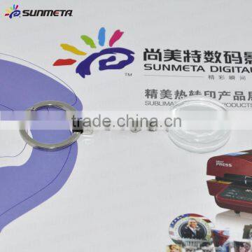Blank Key Ring DIY Digital Photo Sublimation Creative Promotional Gift Crystal Key Chain photo-4